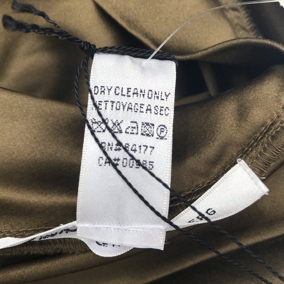 Diane von Furstenberg NEW Olive Silk Dress 6 XS - Picture 12 of 12
